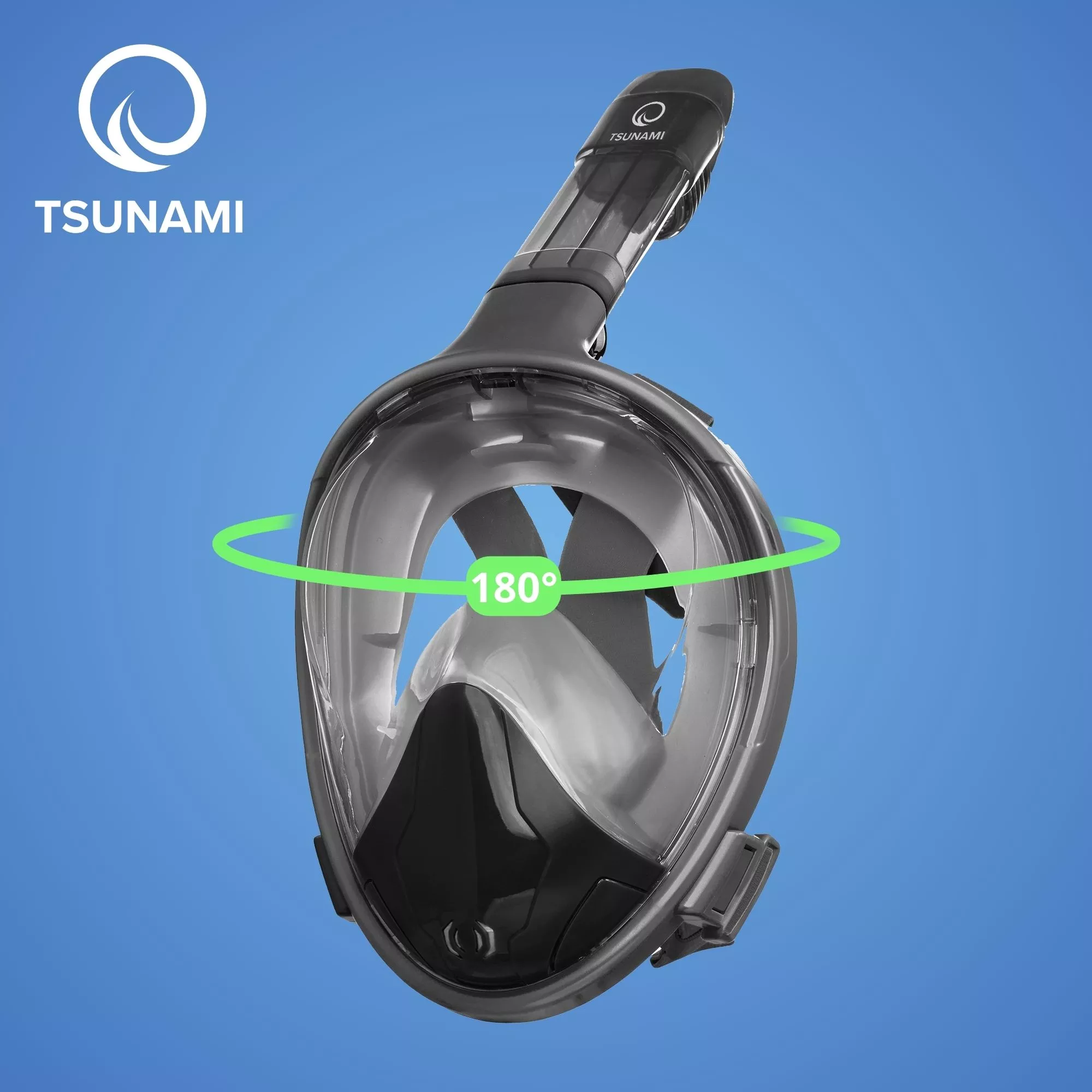 Celotvárová potápačská maska ​​TSUNAMI