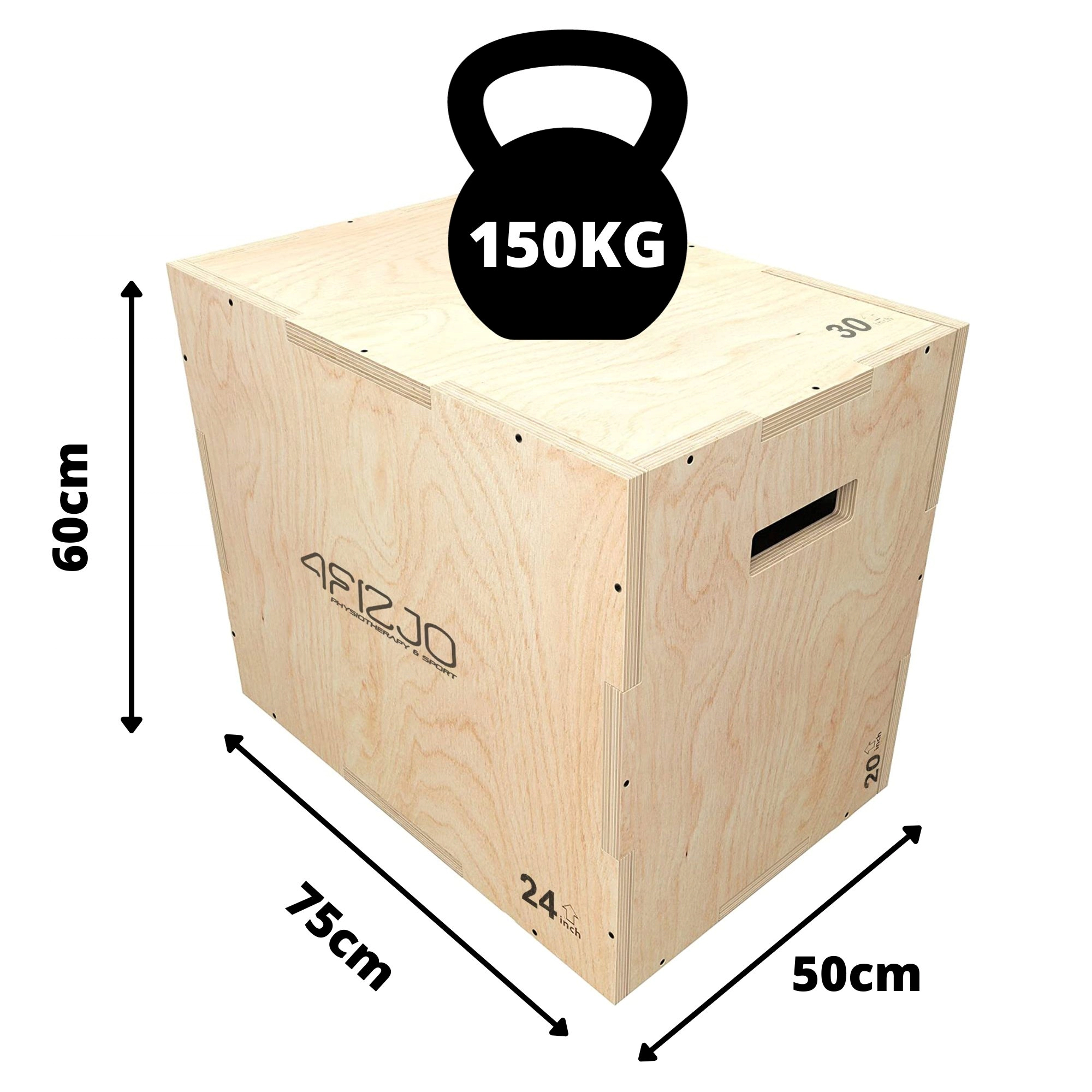 drewniana skrzynia plyometryczna jump box 4fizjo
