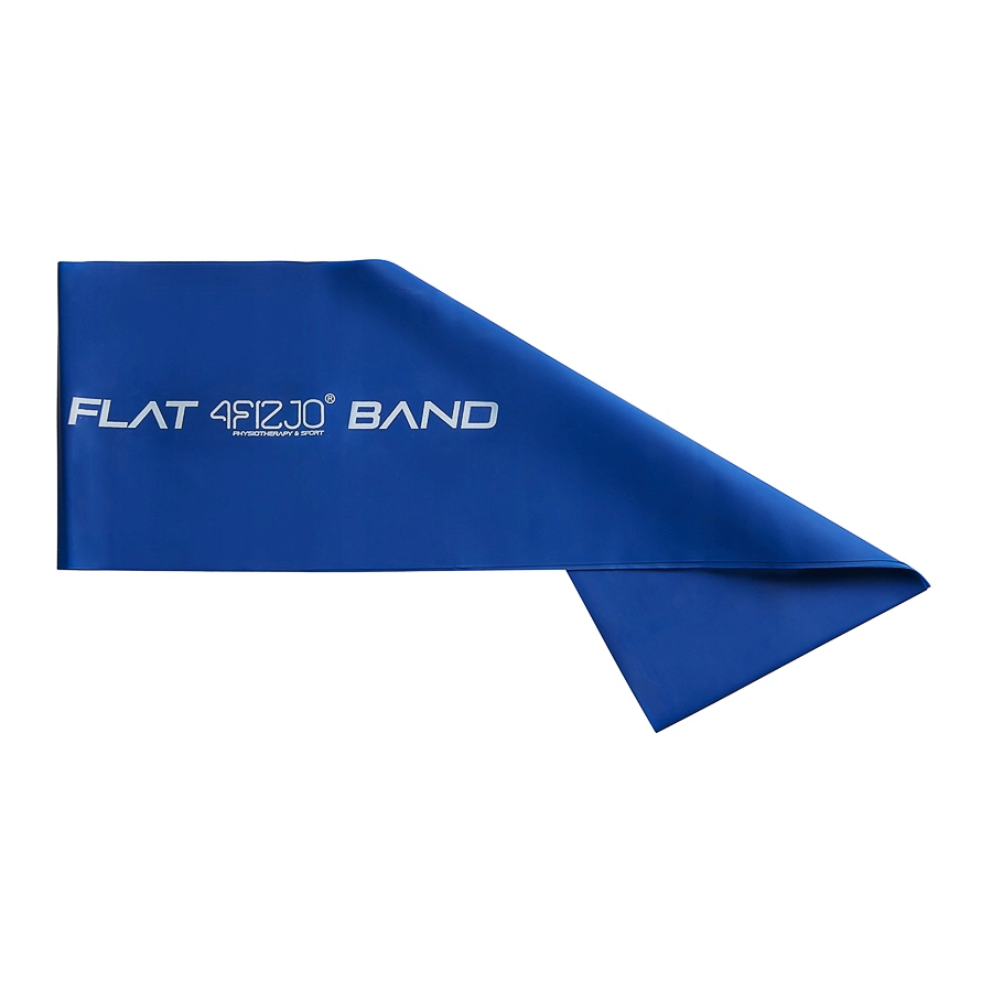 niebieska guma treningowa flat band