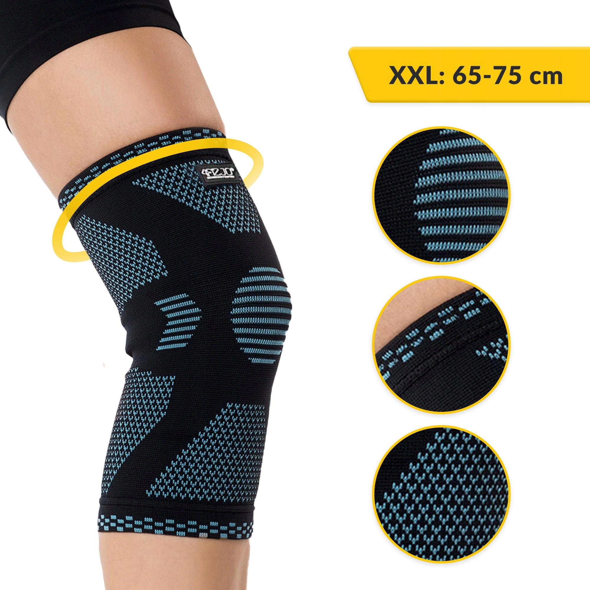 orteza na kolano elastyczna opaska stabilizator