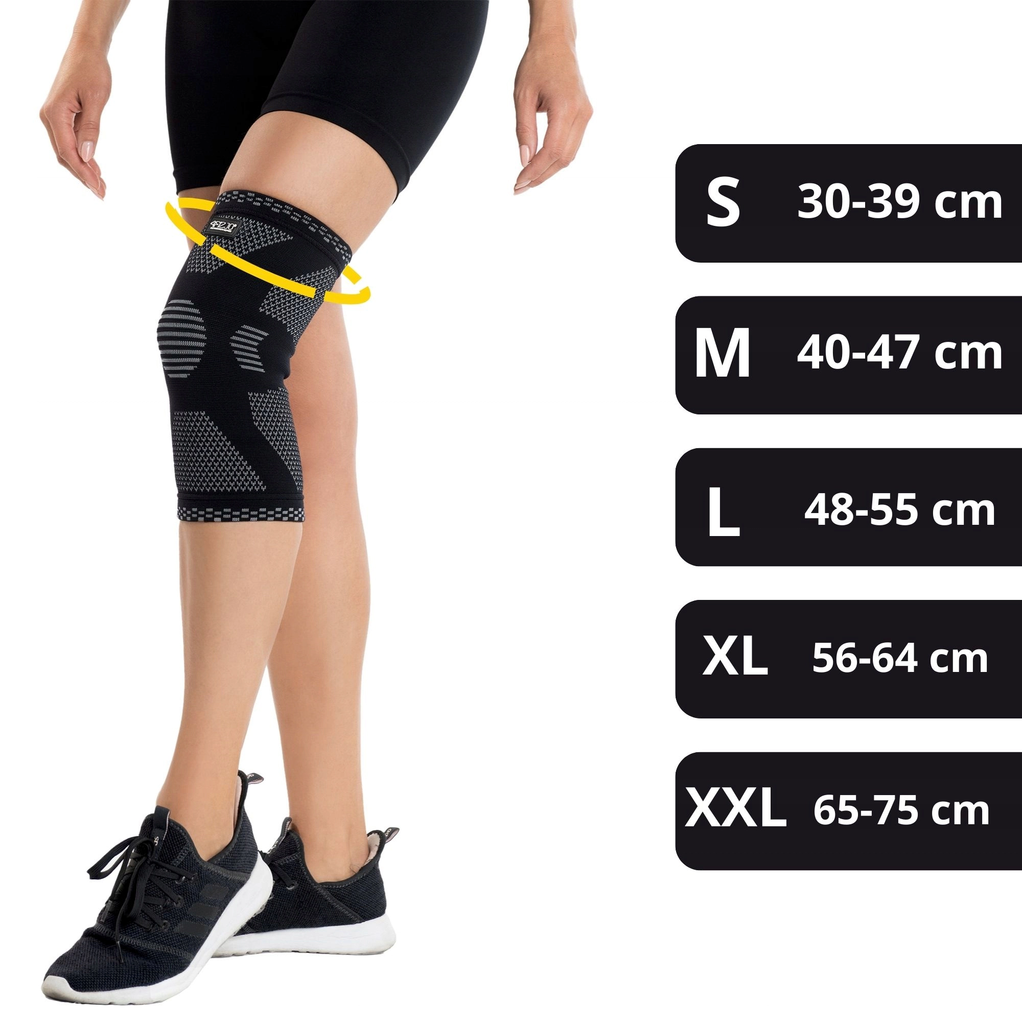rozmiarowka orteza na kolano stabilizator kolana elastyczna opaska