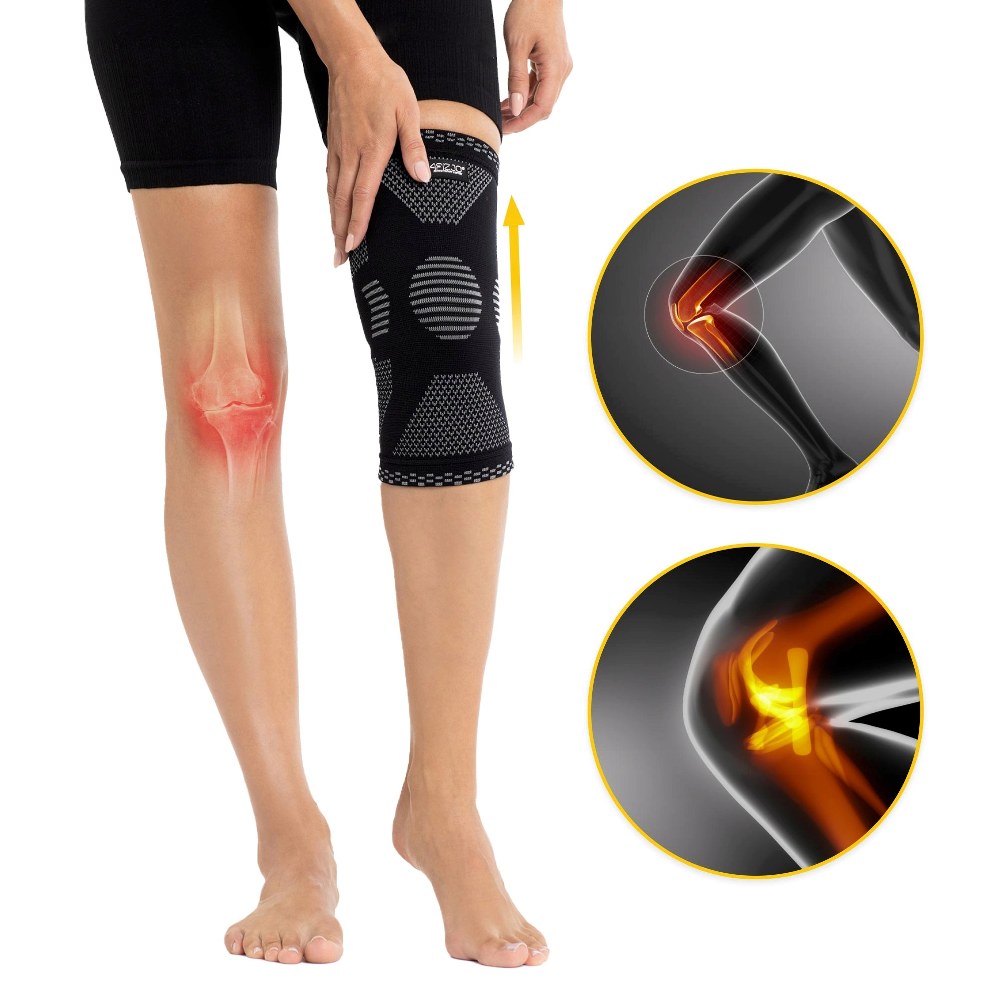 orteza na kolano stabilizator kolana elastyczna opaska