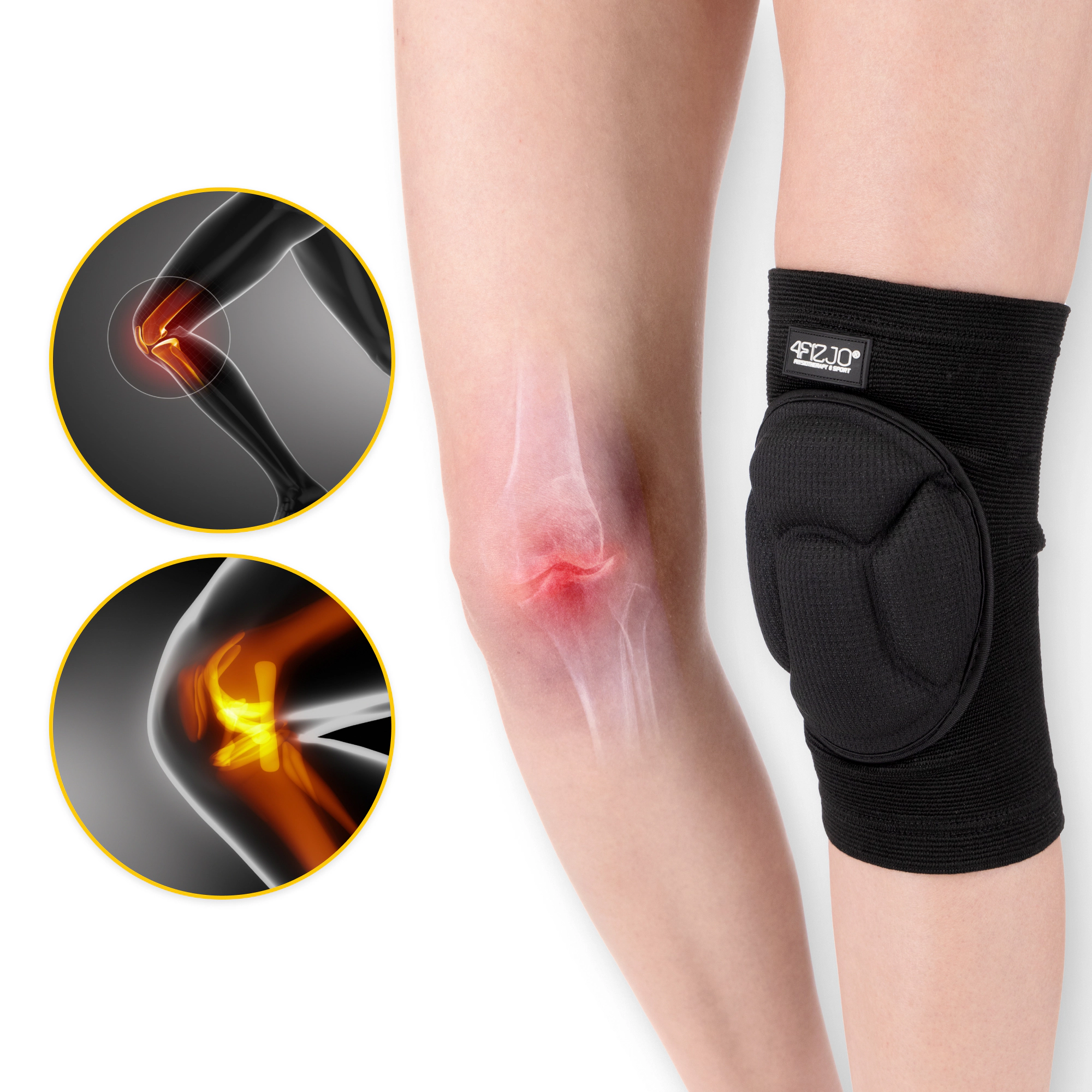 orteza kolana stawu kolanowego stabilizacja ochrona usztywnienie wzmocnienie rzepki