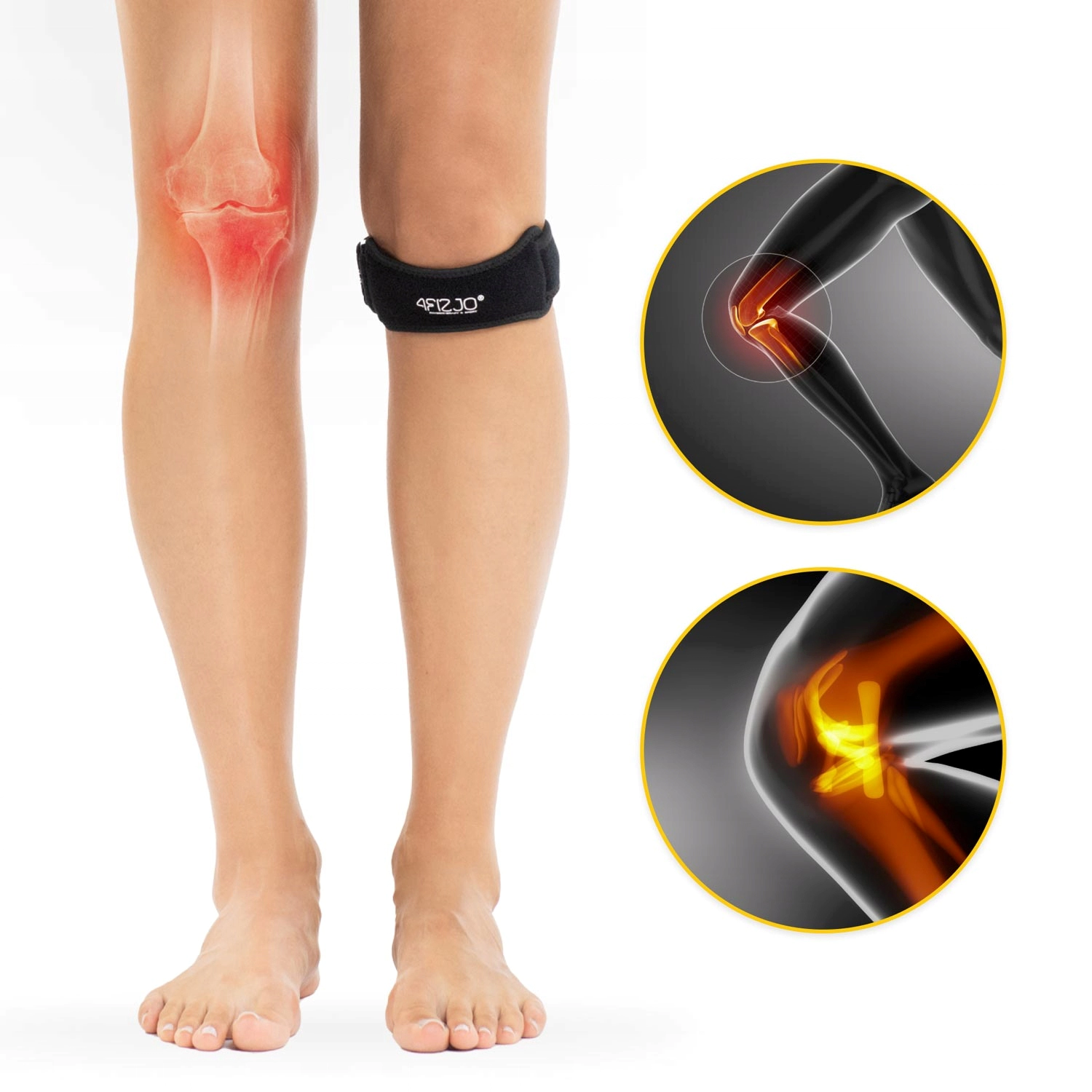 opaska podrzepkowa na kolano stabilizator rzepki