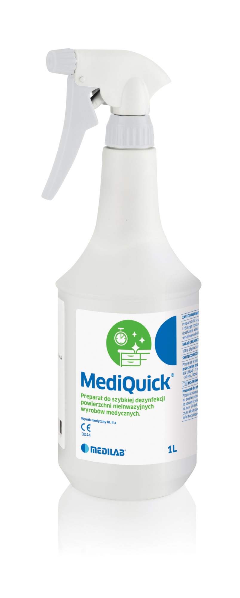 MediQuick Płyn Do Dezynfekcji Powierzchni Spray 1L