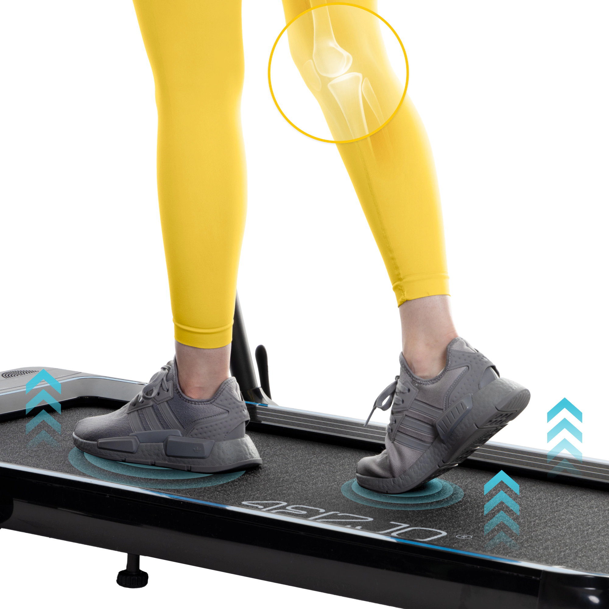 bieznia elektryczna domowa pod biurko do chodzenia biegania skladana praktyczna aplikacja smart amortyzacja