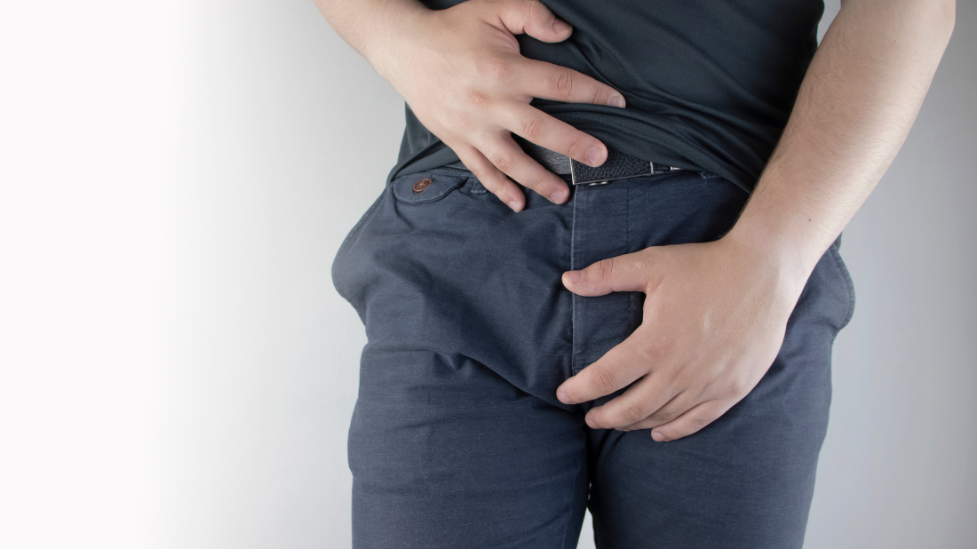 Ból pachwony u mężczyzny