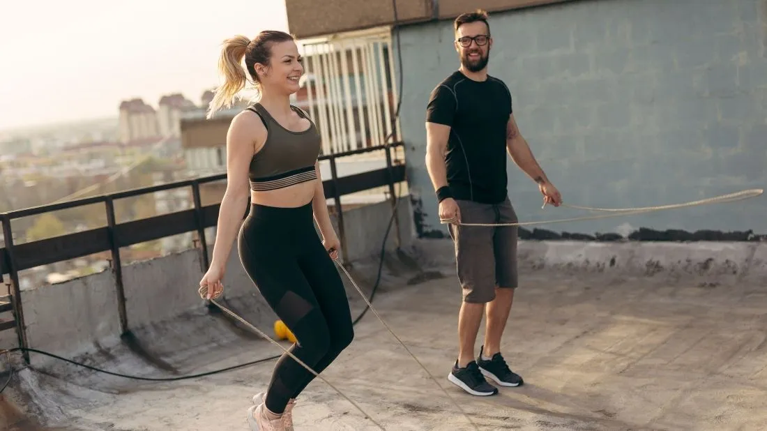 Rozgrzewka na skakance