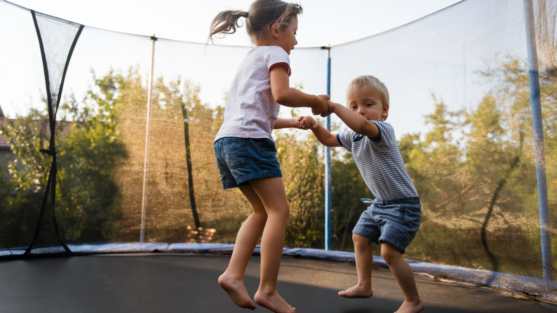 trampolina ogrodowa dla dzieci