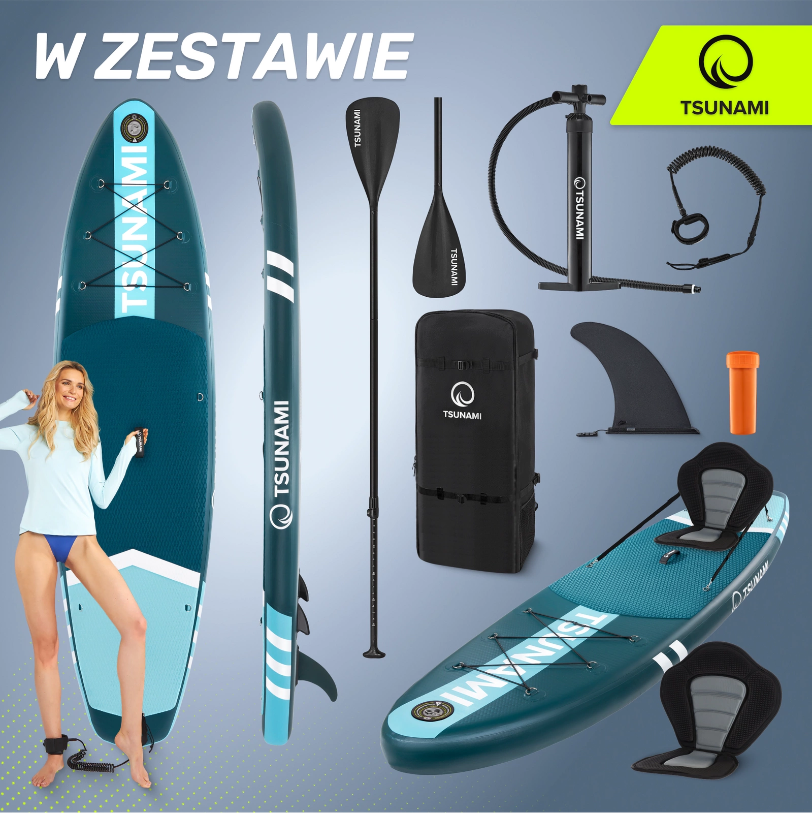 Paddleboard SUP TSUNAMI 320 cm