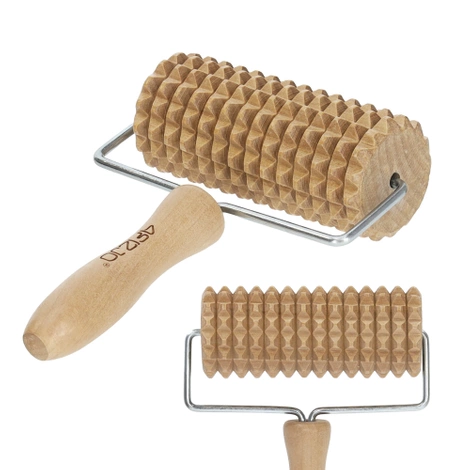 Drewniany roller do masażu ciała duży