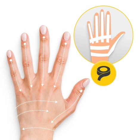 Taśma do kinesiotapingu 9,1 m × 3,8 cm