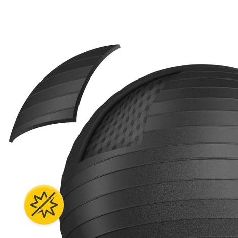 Piłka gimnastyczna dmuchana 85 cm czarna