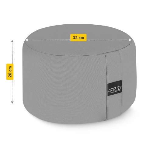 Poduszka do medytacji ZAFU okrągła szara