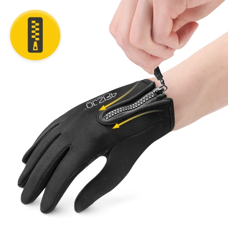 Rękawiczki do biegania termoaktywne S