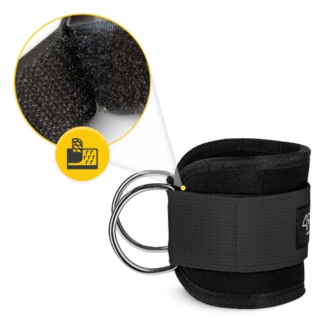 Opaski treningowe na kostki do wyciągu 2 szt. czarne