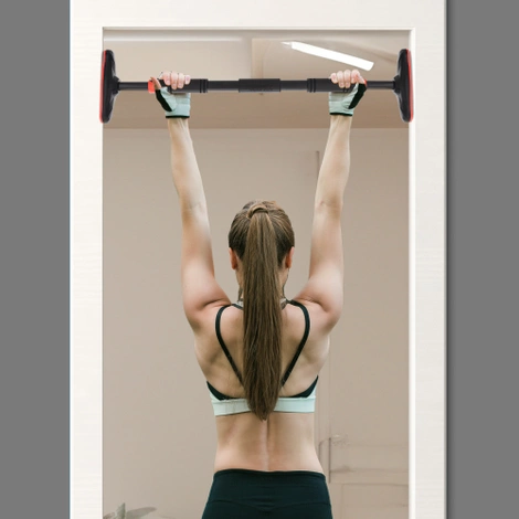 Drążek do podciągania rozporowy ULTRA czerwony