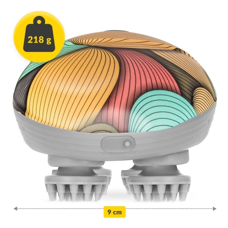 Elektryczny masażer do głowy wodoodporny wielokolorowy