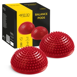 Półkule sensoryczne do rehabilitacji 2 szt. czerwone