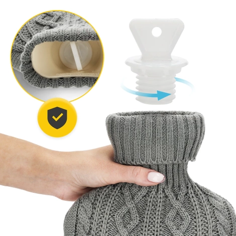 Termofor gumowy w pokrowcu SWETEREK 2 litry