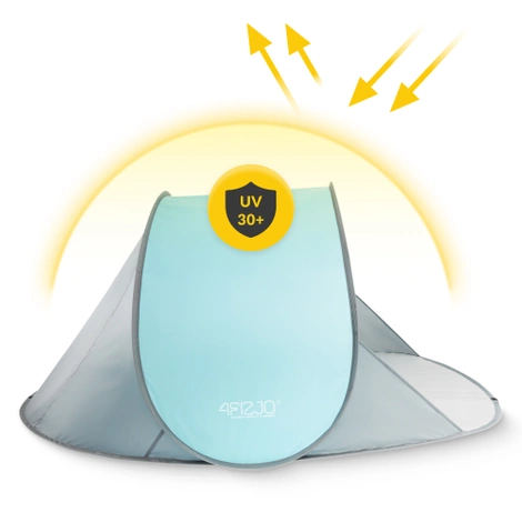 Namiot plażowy samorozkładający szary