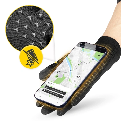 Zestaw termiczny unisex 3w1 - czapka + komin + rękawiczki S/M