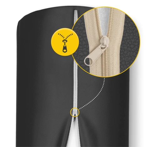 Wałek rehabilitacyjny kształtka do masażu 100 x 30 cm czarna