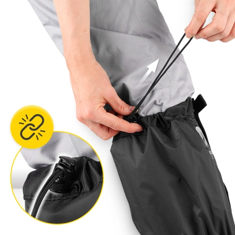 Stuptuty ochraniacze wodoodporne na buty uniwersalne czarne