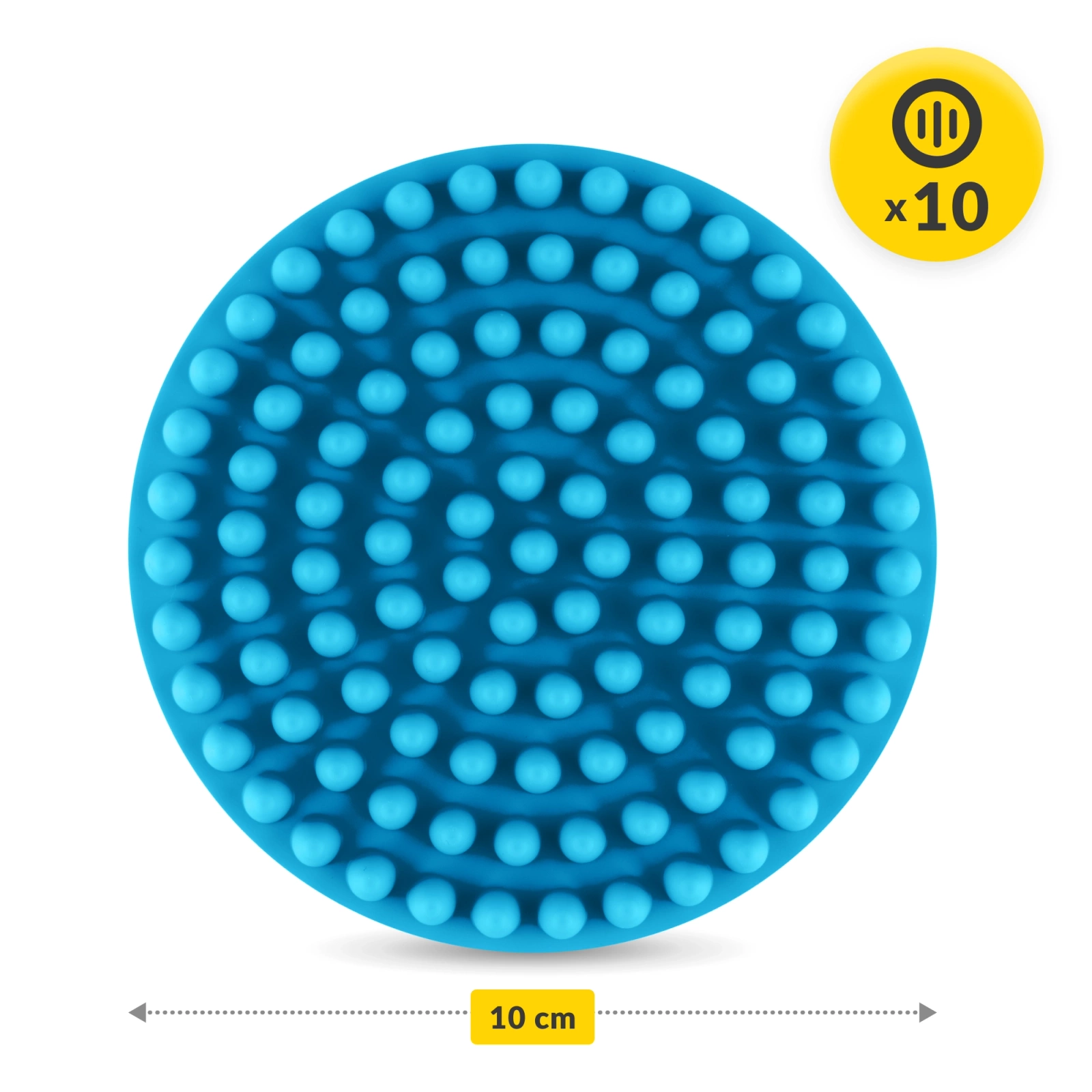 Dyski sensoryczne dla dzieci do zabawy 10 cm zestaw 10 sztuk