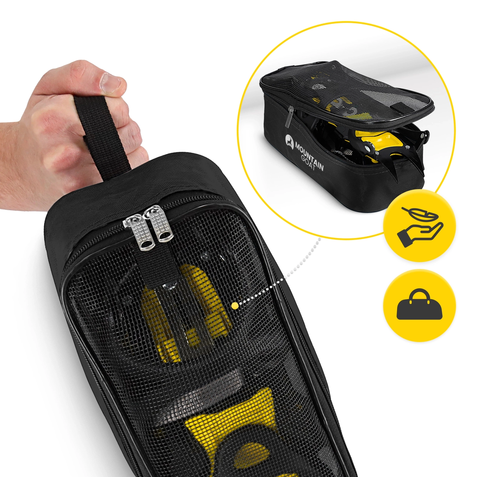 Raki koszykowe Mountain Goat STANDARD rozmiar 36-46 + pokrowiec