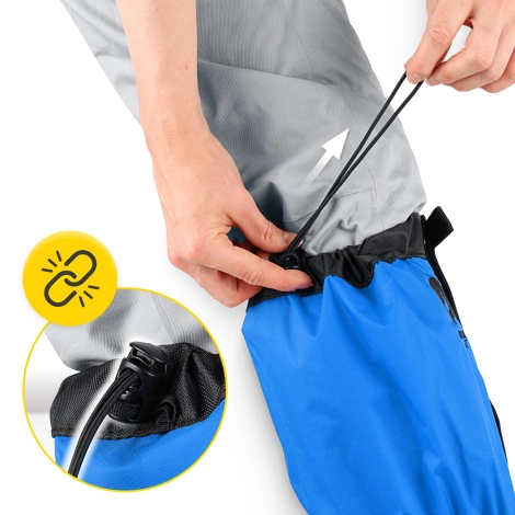 Stuptuty ochraniacze wodoodporne na buty uniwersalne niebieskie