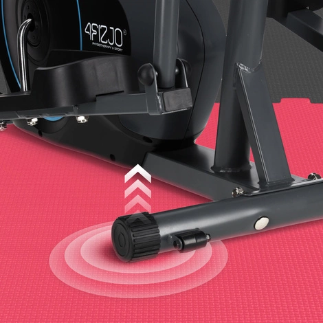 Mata ochronna piankowa PUZZLE na podłogę 100 x 100 cm czerwona