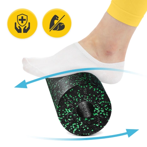 Wałek do masażu piankowy EPP 33 cm zielony