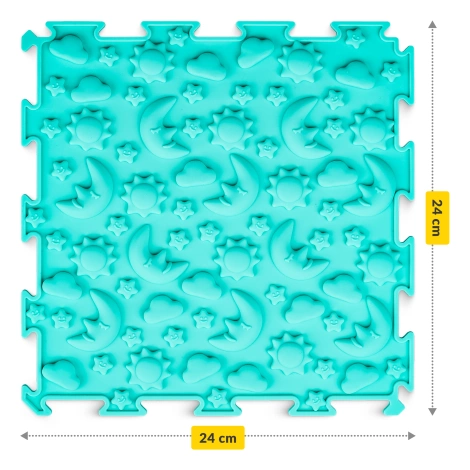 Ortopedyczna mata sensoryczna puzzle dla dzieci 4 szt.