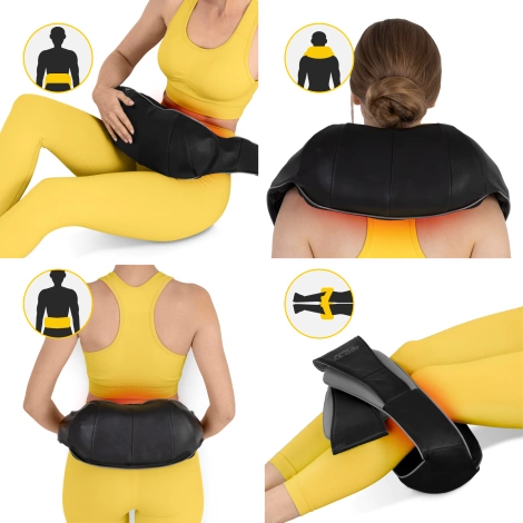 Masażer do karku i szyi SHIATSU PRO+ szary