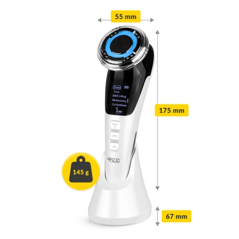 Masażer do twarzy 5w1 mezoterapia bezigłowa EMS Lifting