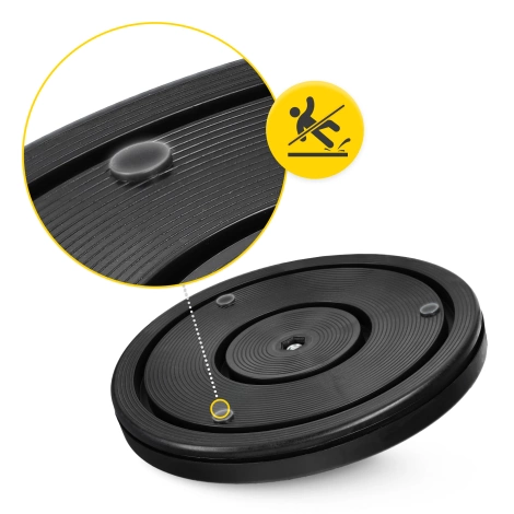 Twister obrotowy z linkami MINI szary