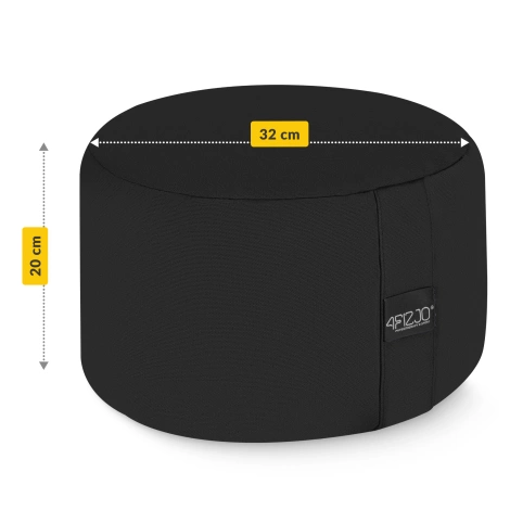 Poduszka do medytacji ZAFU okrągła czarna