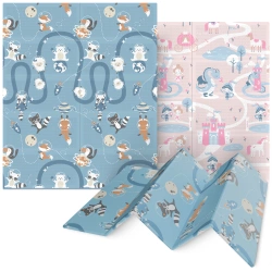 Mata edukacyjna dla niemowląt Królestwo i Kosmos 180 x 150 cm