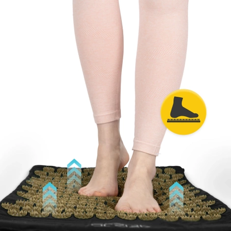 Mata do akupresury z poduszką klasyczna czarna