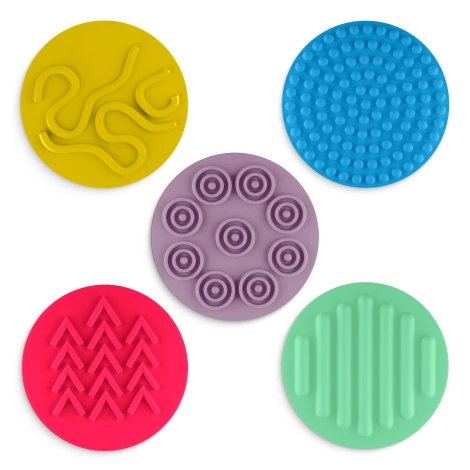 Dyski sensoryczne dla dzieci do zabawy 25 cm zestaw 10 sztuk