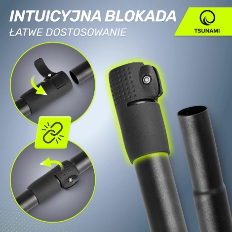 Wiosło składane regulowane 2w1 TSUNAMI