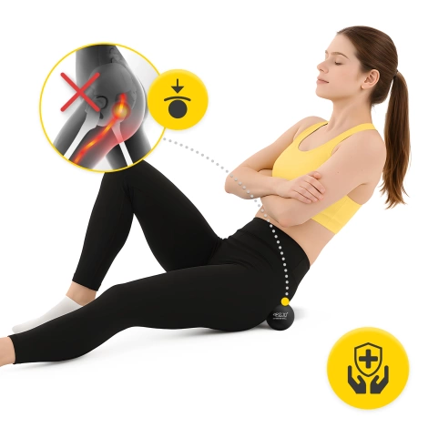 Piłka do masażu Lacrosse Massage Ball czarna