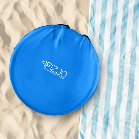 Namiot plażowy samorozkładający niebiesko-czerwony