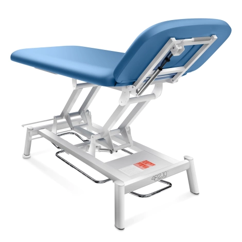Stół do masażu i rehabilitacji elektryczny PURE niebieski