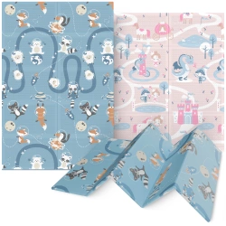 Mata edukacyjna dla niemowląt Królestwo i Kosmos 180 x 120 cm