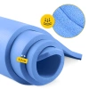 Mata do ćwiczeń fitness i jogi NBR 180 × 60 × 1,5 cm niebieska