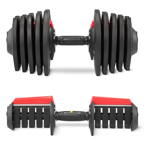Regulowany hantel i sztanga 2w1 PREMIUM 2,5-40 kg