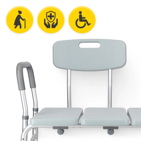 Taboret pod prysznic szeroki