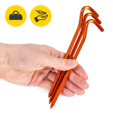 Śledzie aluminiowe do namiotu 10 szt.